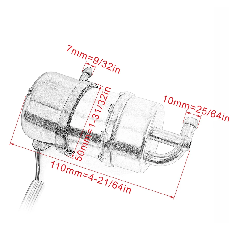 Gas Petrol Pump Fuel Pump Kit for Honda TRX350 FourTrax 350 4x4 1986-1987 TRX350D TRX350 FourTrax Foreman 350 4x4 1987-1989
