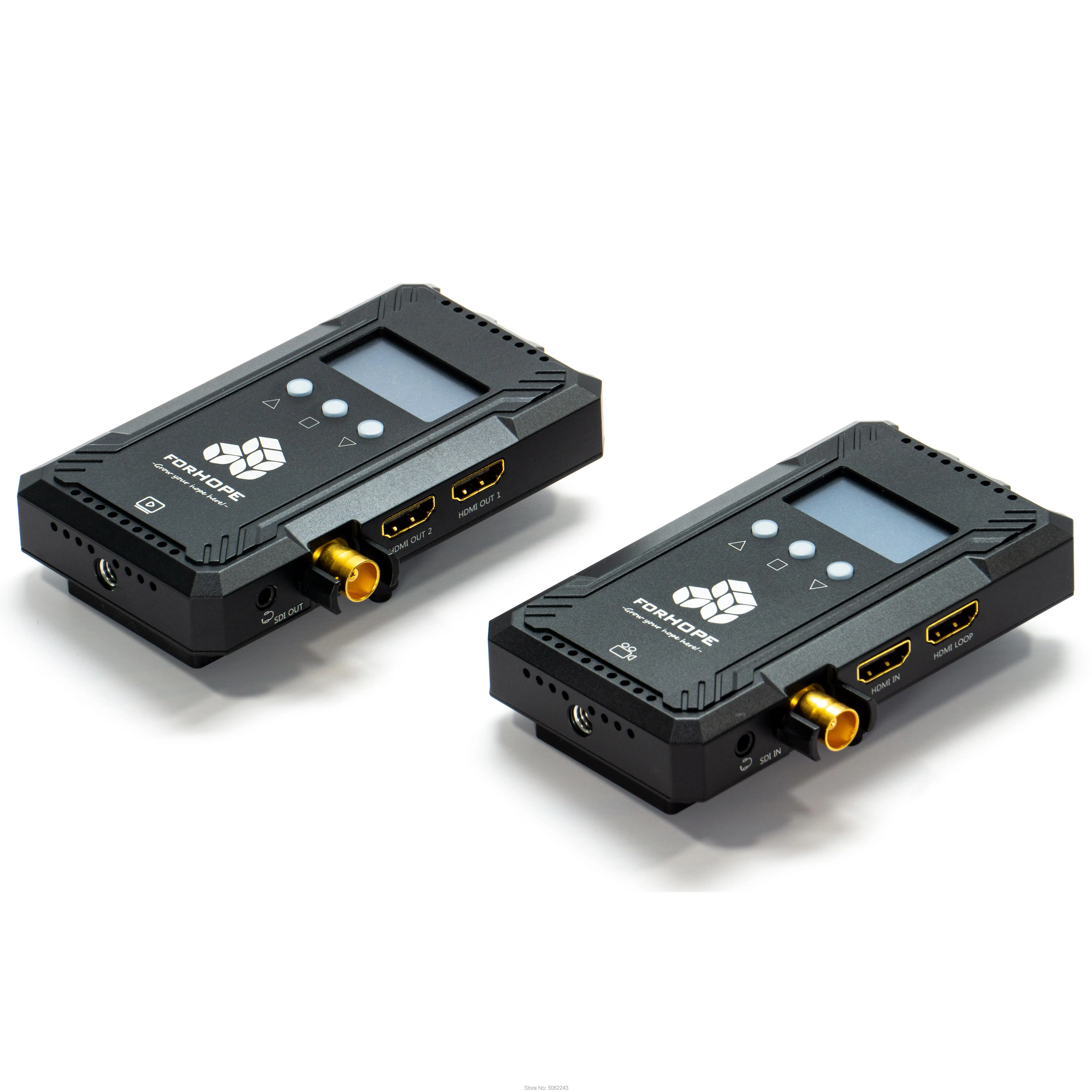 Wireless Video&Audio Transmission Kit SDI&HDMI 1080P60 Full Duplex Intercom Ultra Low Delay Andriod/IOS Monitor ForHope XM1000S
Wireless Video&Audio Transmission Kit SDI&HDMI 1080P60 Full Duplex Intercom Ultra Low Delay Andriod/IOS Monitor ForHope XM1000S