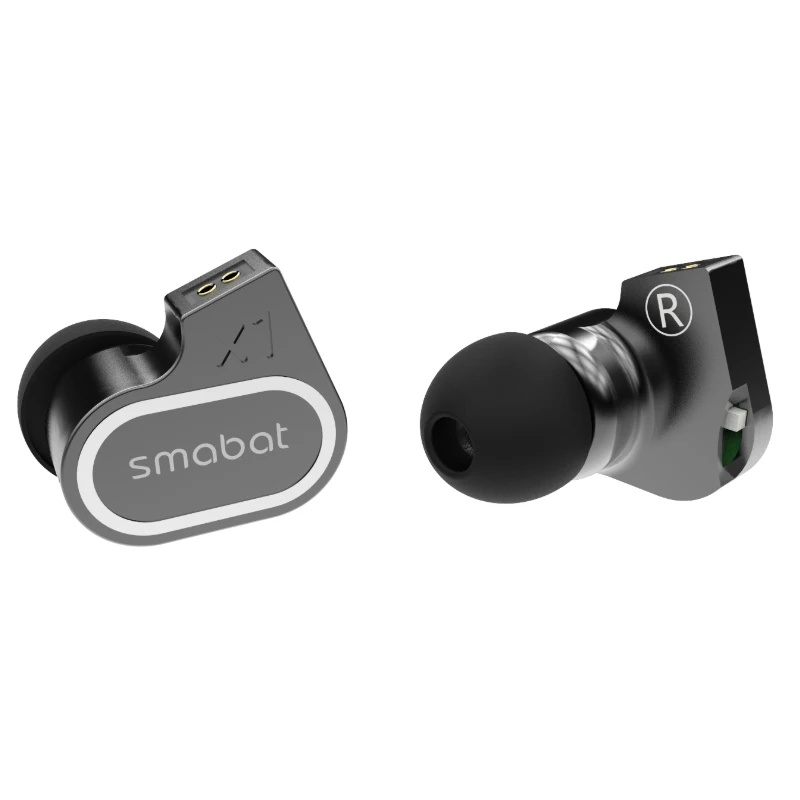 Smabat X1 Metal HIFI Earbud Monitor Composite Dual Unit Driver 6mm Tweeter+10mm Woofer IEM Earphone Running Sport Headset ST-10s
Smabat X1 Metal HIFI Earbud Monitor Composite Dual Unit Driver 6mm Tweeter+10mm Woofer IEM Earphone Running Sport Headset ST-10s