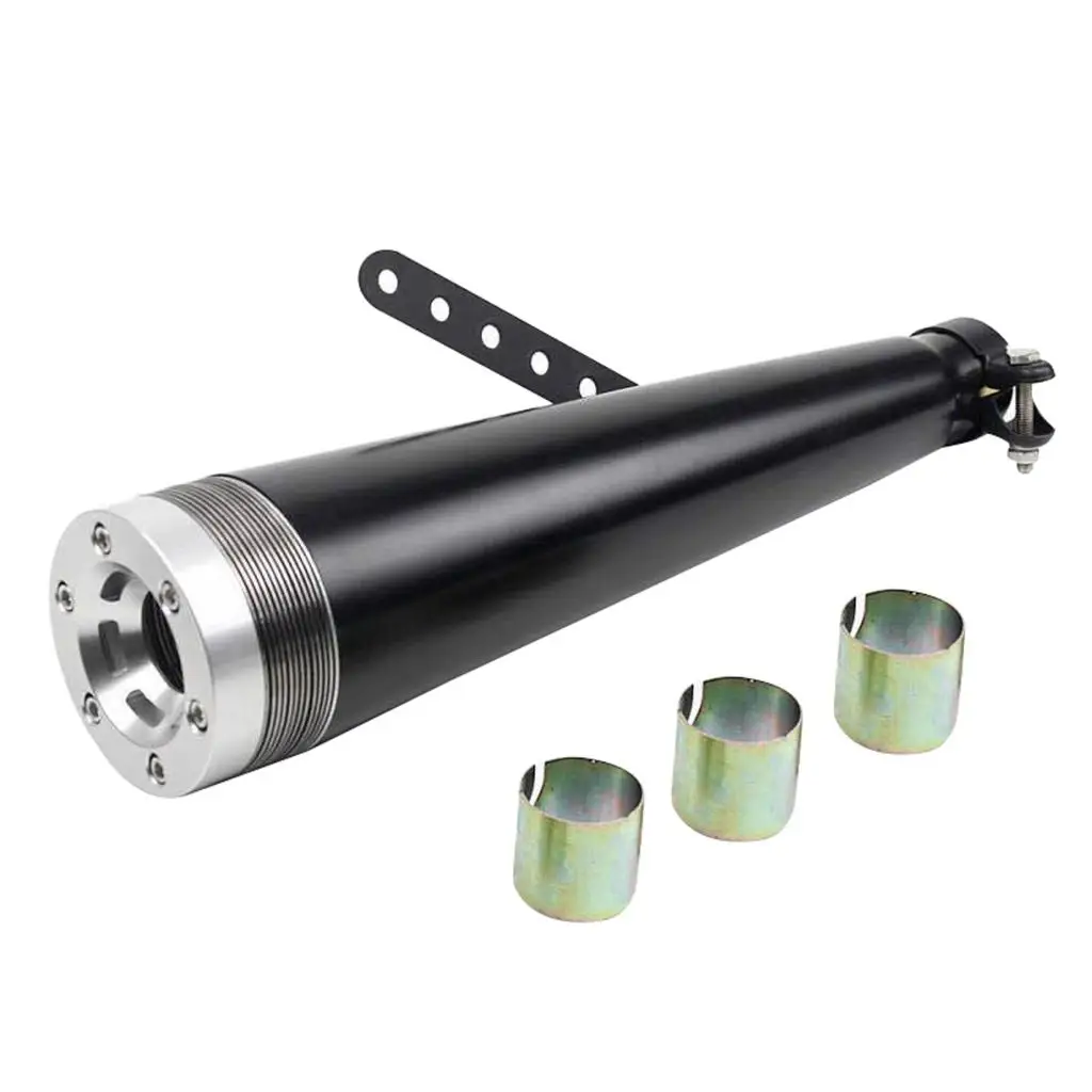 Dirt Street Bike Motorcycle Scooter Exhaust Pipe Black 45mm Dia. 430mm Length Easy to Install Useful Durable for Harley
Dirt Street Bike Motorcycle Scooter Exhaust Pipe Black 45mm Dia. 430mm Length Easy to Install Useful Durable for Harley