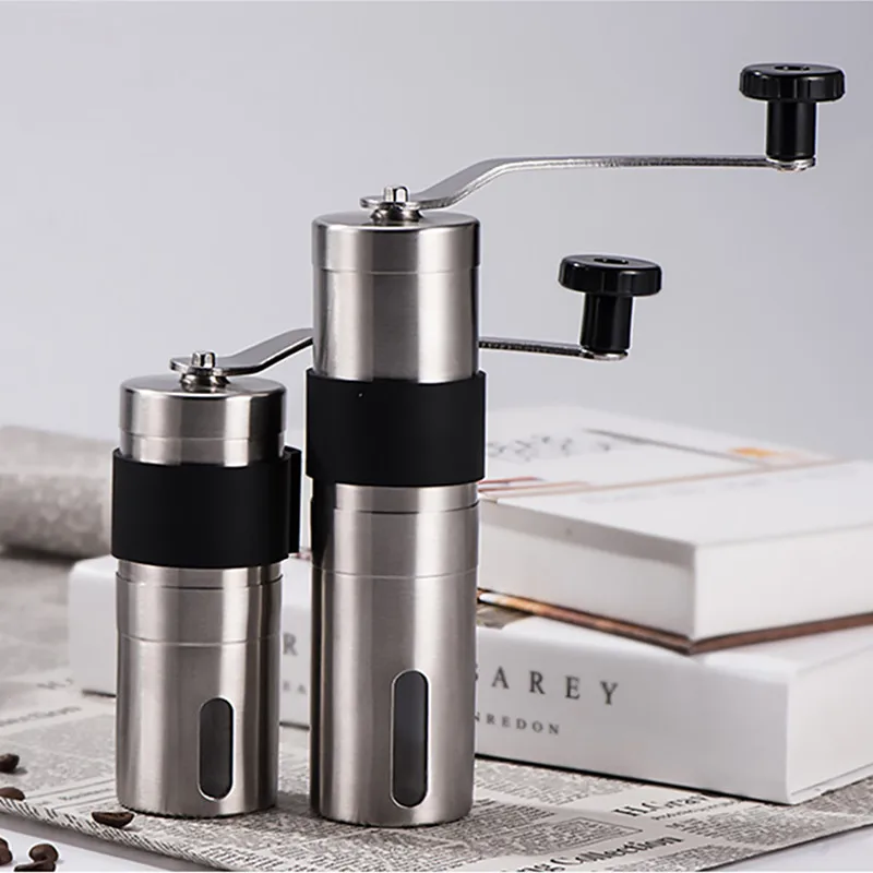 2 Size Manual Ceramic Coffee Grinder Stainless Steel Adjustable Coffee Bean Mill With Rubber Loop Ring Easy Clean Kitchen Tools
2 Size Manual Ceramic Coffee Grinder Stainless Steel Adjustable Coffee Bean Mill With Rubber Loop Ring Easy Clean Kitchen Tools