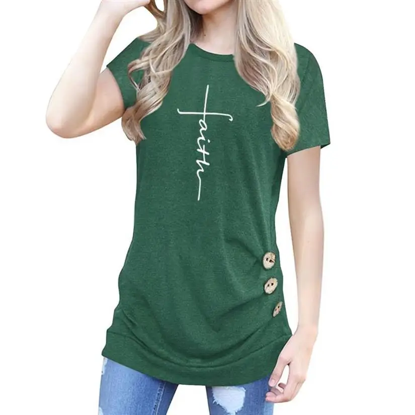 Harajuku T Shirt Women 2021 Faith Summer Print O-neck Short Sleeve T-shirt Streetwear Casual Tops Fasshions Tee Shirt Femme
Harajuku T Shirt Women 2021 Faith Summer Print O-neck Short Sleeve T-shirt Streetwear Casual Tops Fasshions Tee Shirt Femme