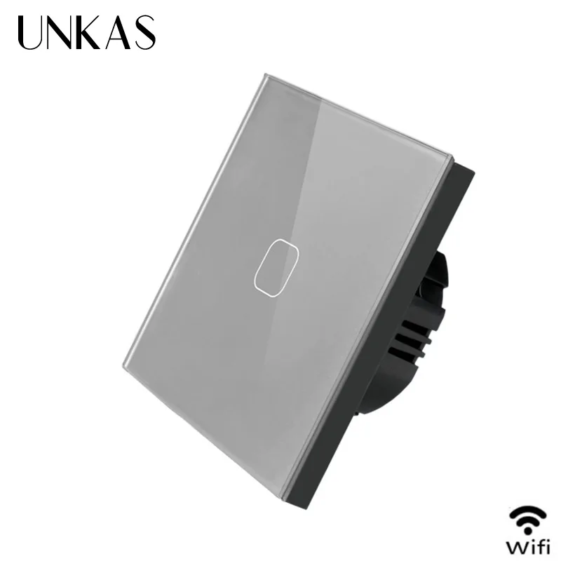 UNKAS ЕС/Великобритания WIFI Smart Touch APP беспроводной дистанционный светильник