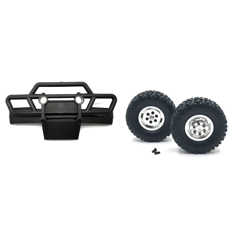 Front Bumper Decoration Accessories with Metal Wheel Rim Tire Tyre Set 
Front Bumper Decoration Accessories with Metal Wheel Rim Tire Tyre Set