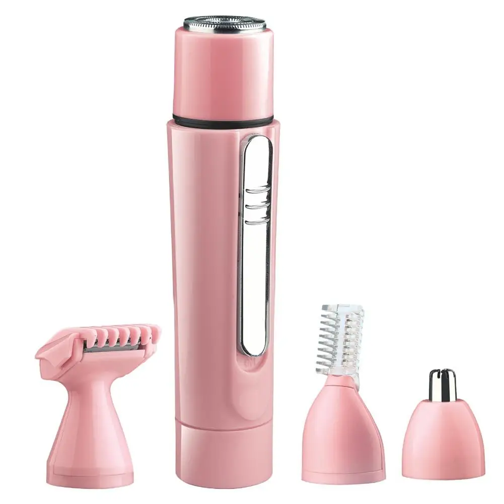 4 in 1 Women Portable Electric Epilator Rechargeable Eyebrow Nasal Hair Face Care Hair Painless Shaver
4 in 1 Women Portable Electric Epilator Rechargeable Eyebrow Nasal Hair Face Care Hair Painless Shaver