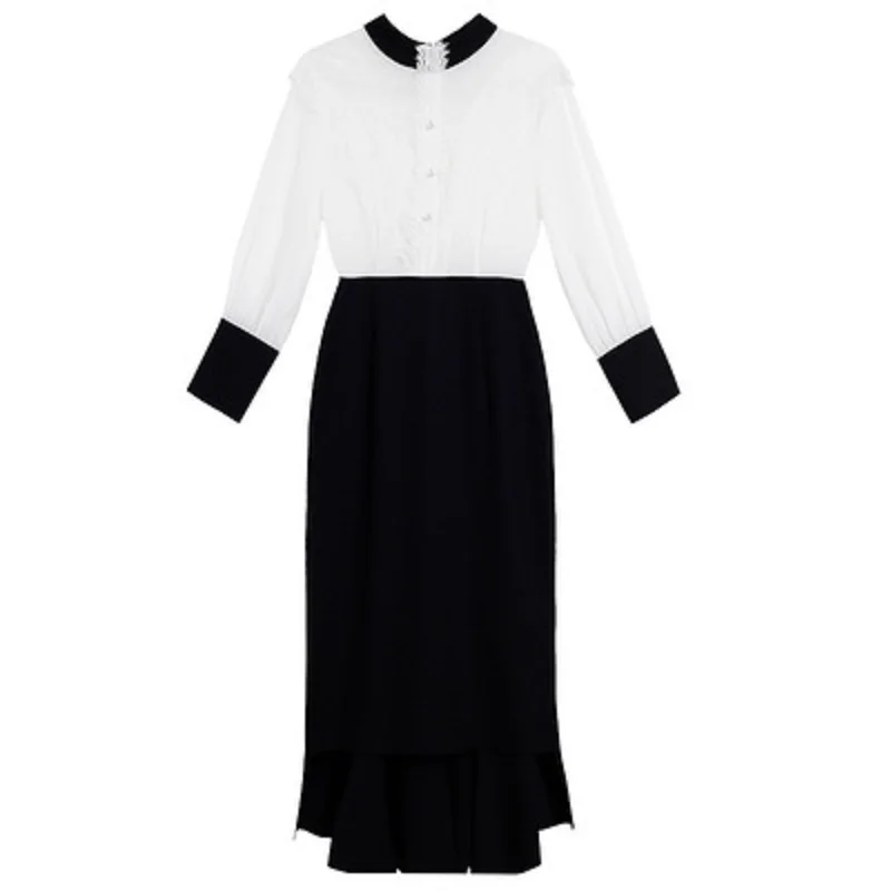 lady lace Casual Office dresses 2021 Spring Summer Irregular dress women slim patchwork long sleeve Vintage fishtail skirt XXL
lady lace Casual Office dresses 2021 Spring Summer Irregular dress women slim patchwork long sleeve Vintage fishtail skirt XXL