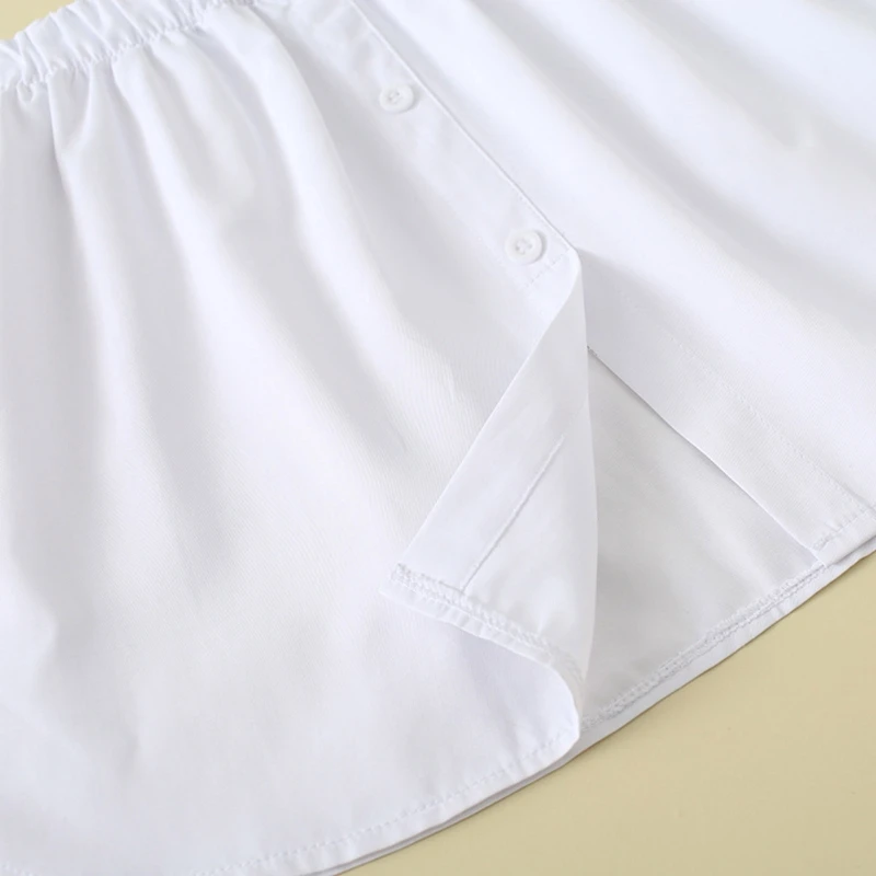 2 Colors Women Decorative Skirt Solid Color A-Line False Fake Hem Button Solid Color Elastic Waist Layered Detachable Apron
2 Colors Women Decorative Skirt Solid Color A-Line False Fake Hem Button Solid Color Elastic Waist Layered Detachable Apron