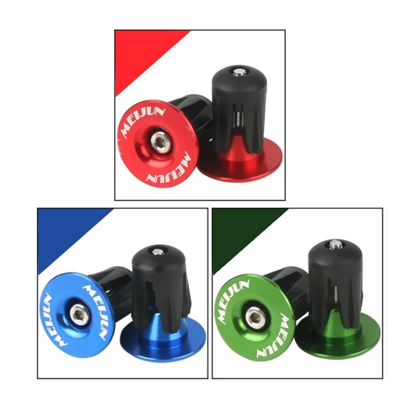 MEIJUN 1 Pairs Bike Handlebar Cap End Plugs MTB Road Bike Cycling Aluminum Handlebar Grips Plugs Bar Covers 
MEIJUN 1 Pairs Bike Handlebar Cap End Plugs MTB Road Bike Cycling Aluminum Handlebar Grips Plugs Bar Covers