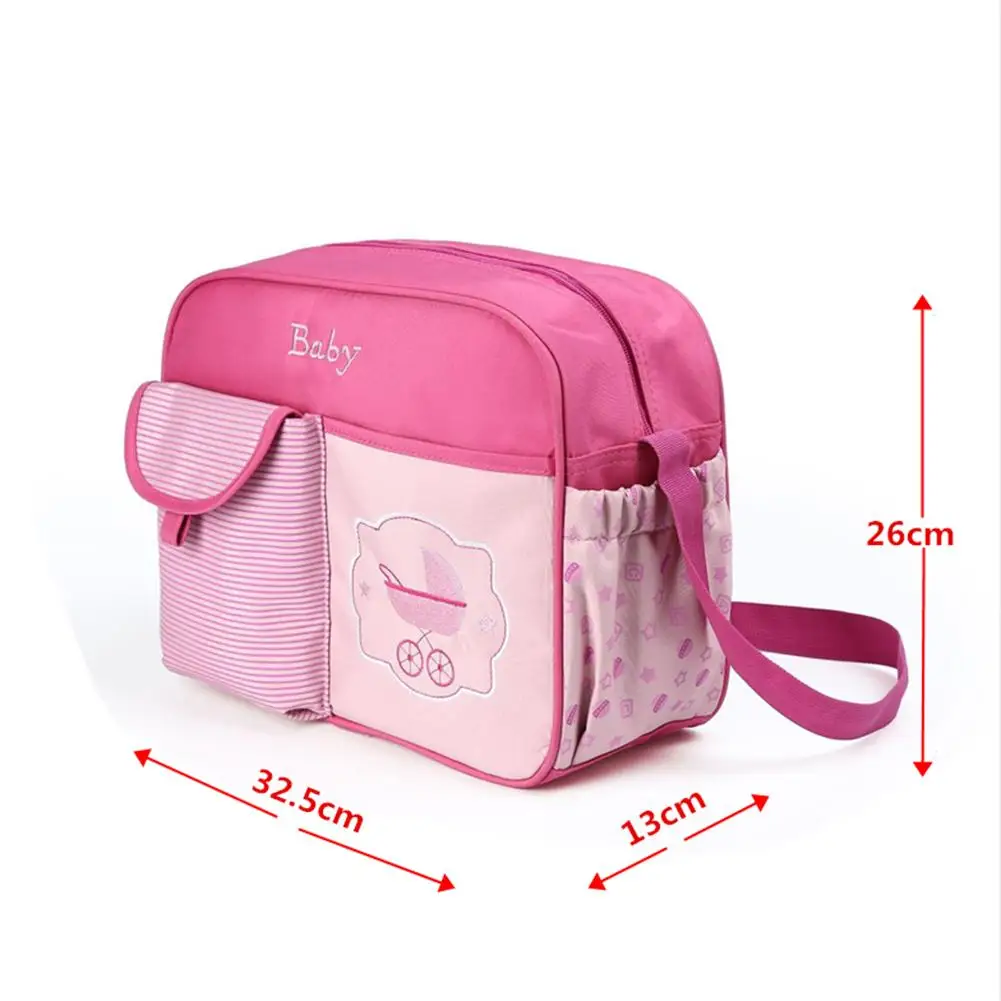 Multi-function Shoulder Bag Mommy Cart Pattern Waterproof Durable Outdoor Cartoon Embroidery Nappy Crossbody Bag
Multi-function Shoulder Bag Mommy Cart Pattern Waterproof Durable Outdoor Cartoon Embroidery Nappy Crossbody Bag