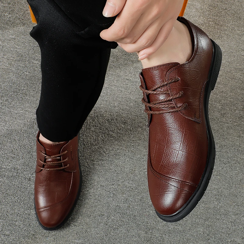 Men's Oxford Leather Shoe Cow Leather Shoes Black Men Formal For Safety Man Casual Sports Mens Italian Leisure
Men's Oxford Leather Shoe Cow Leather Shoes Black Men Formal For Safety Man Casual Sports Mens Italian Leisure