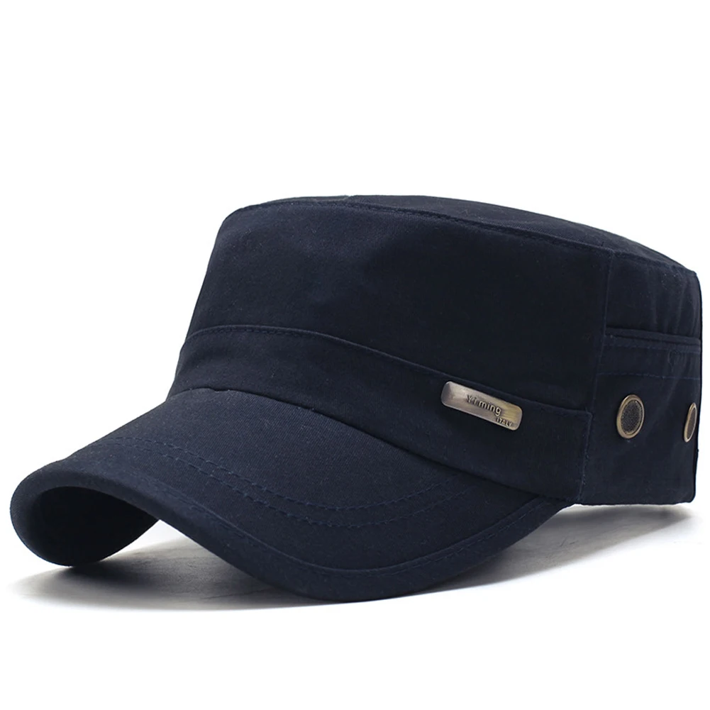 Men Cotton Military Hat Fashion Sunproof Flat Top Baseball Outdoor Summer Spring Classic Army Caps Casual Adjustable
Men Cotton Military Hat Fashion Sunproof Flat Top Baseball Outdoor Summer Spring Classic Army Caps Casual Adjustable