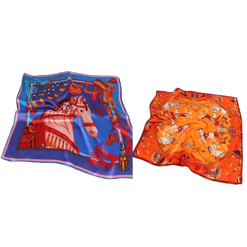 Квадратный шелковый шарф 53x53 см, мягкий на ощупь, женская одежда, аксессуары, Шелковый головной платок с принтом, шейный платок
Квадратный шелковый шарф 53x53 см, мягкий на ощупь, женская одежда, аксессуары, Шелковый головной платок с принтом, шейный платок
