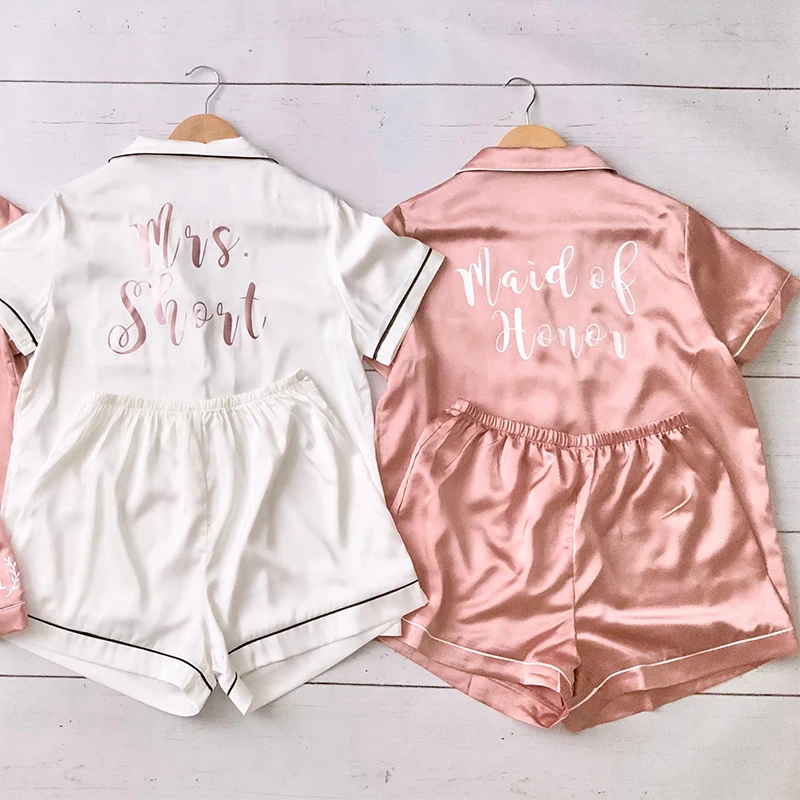 Personalized Pajamas Set Bridesmaid Pajamas Short Set Bride Squad Bride Tribe Bridesmaid Proposal Gifts Hen Party Gift 
Personalized Pajamas Set Bridesmaid Pajamas Short Set Bride Squad Bride Tribe Bridesmaid Proposal Gifts Hen Party Gift