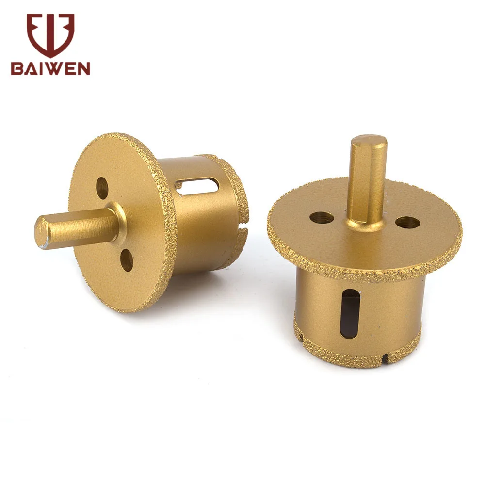 40mm/45mm Diamond Brazing Drill Bit Vacuum Brazed Dry/Wet Drilling Core Bits For Concrete Granite Tile Hole Saw Gold
40mm/45mm Diamond Brazing Drill Bit Vacuum Brazed Dry/Wet Drilling Core Bits For Concrete Granite Tile Hole Saw Gold