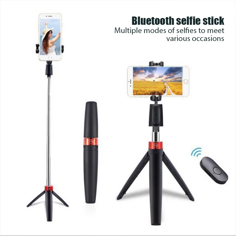 Bluetooth Selfie Stick Remote Control Selfie Stick Foldable Tripod For Phone Live Broadcast Video Recording Online Meeting 
Bluetooth Selfie Stick Remote Control Selfie Stick Foldable Tripod For Phone Live Broadcast Video Recording Online Meeting