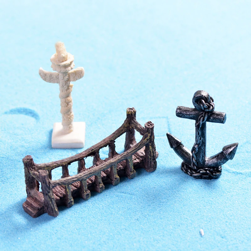 3pcs Suspension Bridge Ornamental Column Anchor Moss Micro Landscape Diy Material Decoration Eco Bottle Ornament Seascape
3pcs Suspension Bridge Ornamental Column Anchor Moss Micro Landscape Diy Material Decoration Eco Bottle Ornament Seascape