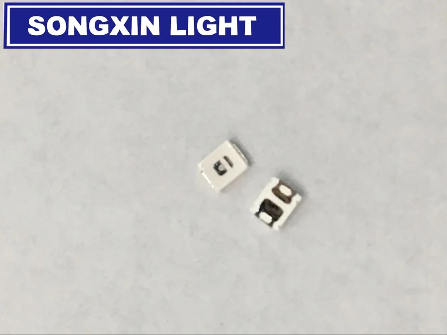100 шт./лот SMD LED 2835 лампа с подсветкой 0 2 Вт оранжевый Янтарный светоизлучающий