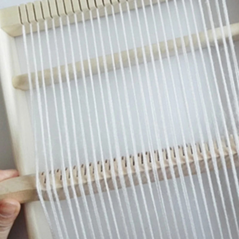 Mini Wooden Weaving Loom Kit Toy Handheld Knitting Machine Girls Handmade DIY Woven Set for Kids Children
Mini Wooden Weaving Loom Kit Toy Handheld Knitting Machine Girls Handmade DIY Woven Set for Kids Children