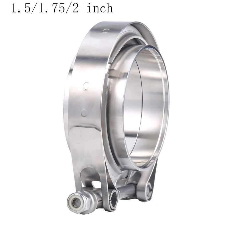 1.5/1.75/2 inch V band Clamp Universal V-band Clamp Exhaust Pipe Stainless Steel V-clamp Male Female Flanges Kit
1.5/1.75/2 inch V band Clamp Universal V-band Clamp Exhaust Pipe Stainless Steel V-clamp Male Female Flanges Kit