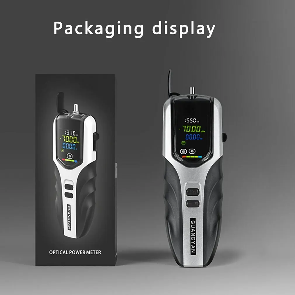 High Precision Rechargeable Optical Power Meter Color Lcd Screen Fiber Optic Power Meter With Flash Light
High Precision Rechargeable Optical Power Meter Color Lcd Screen Fiber Optic Power Meter With Flash Light