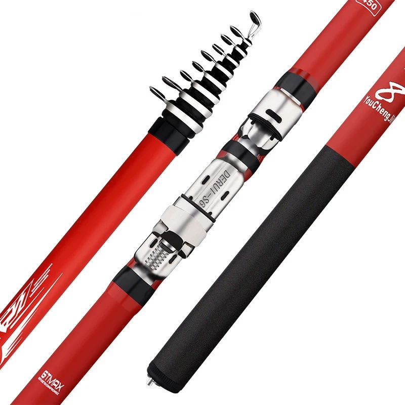 Portable Rotary Fishing 3.6M4.5M5.4M6.3M Fishing Rod Tough Carbon Fiber M Power Telescopic Travel Sea Boat Rock Fishing Rod
Portable Rotary Fishing 3.6M4.5M5.4M6.3M Fishing Rod Tough Carbon Fiber M Power Telescopic Travel Sea Boat Rock Fishing Rod