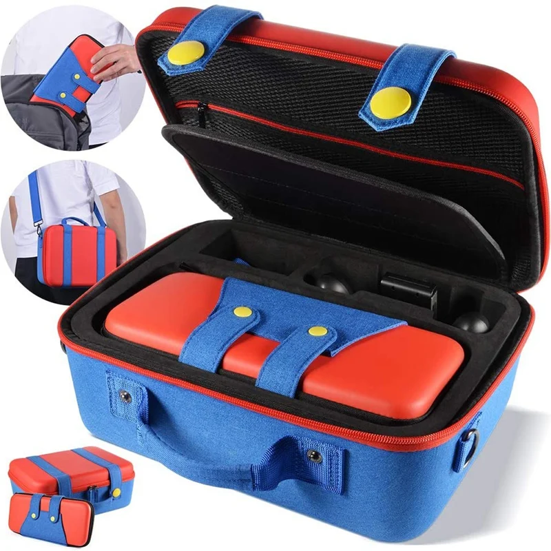 Carrying Case Protective Hard Shell Travel Case Storage Bag for Nintend Switch Mario Console & Accessories
Carrying Case Protective Hard Shell Travel Case Storage Bag for Nintend Switch Mario Console & Accessories