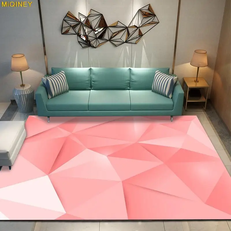 HD Pink Geometric Colors Modern Rugs Area Rugs Carpet Floor Carpet Bedroom Doormat Non-slip Mat Living Room Large boys Girls 
HD Pink Geometric Colors Modern Rugs Area Rugs Carpet Floor Carpet Bedroom Doormat Non-slip Mat Living Room Large boys Girls
