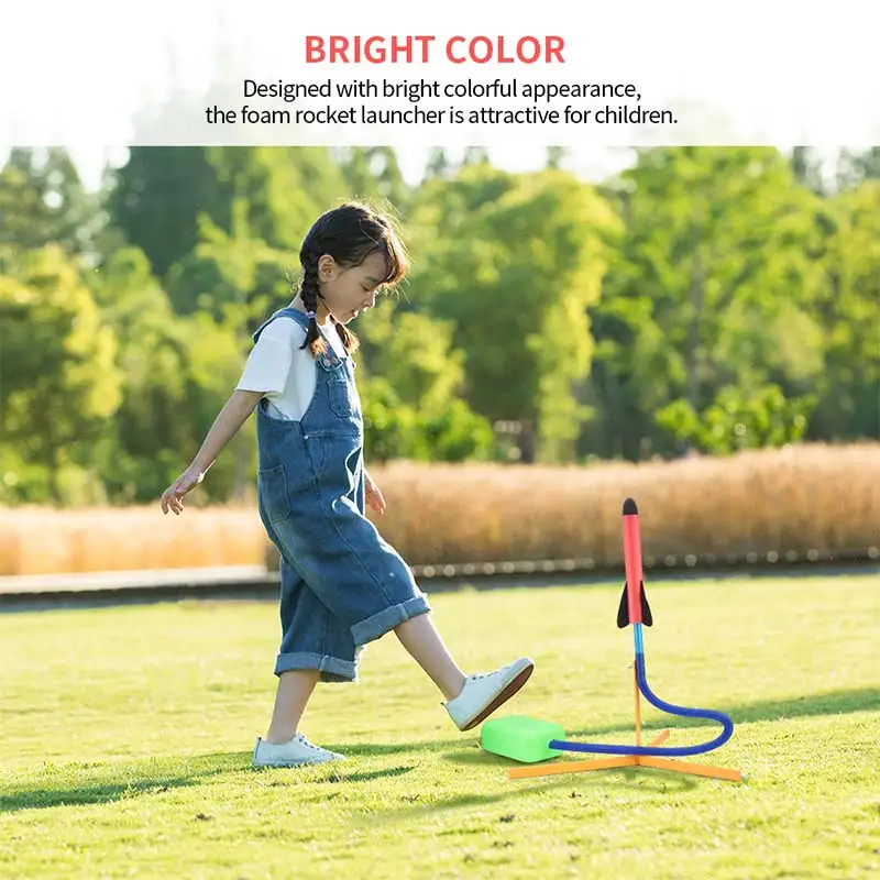 Foam Rocket Launcher Stomp Blower Kid Air Pump Outdoor Indoor Sport Toy Foam Gun Model Rocket Pop-Up Sport Toy For Kid Children
Foam Rocket Launcher Stomp Blower Kid Air Pump Outdoor Indoor Sport Toy Foam Gun Model Rocket Pop-Up Sport Toy For Kid Children