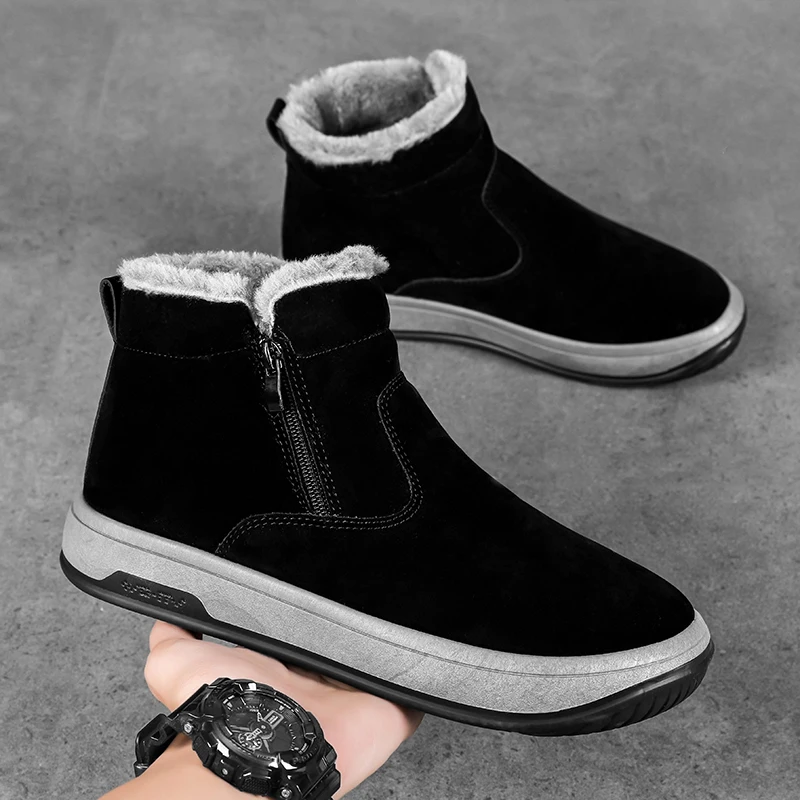 Winter Cotton Snow Boots High-Top Outdoor Cotton Boots Popular Velvet Warm Men's Shoes Boots Men Work Boots
Winter Cotton Snow Boots High-Top Outdoor Cotton Boots Popular Velvet Warm Men's Shoes Boots Men Work Boots