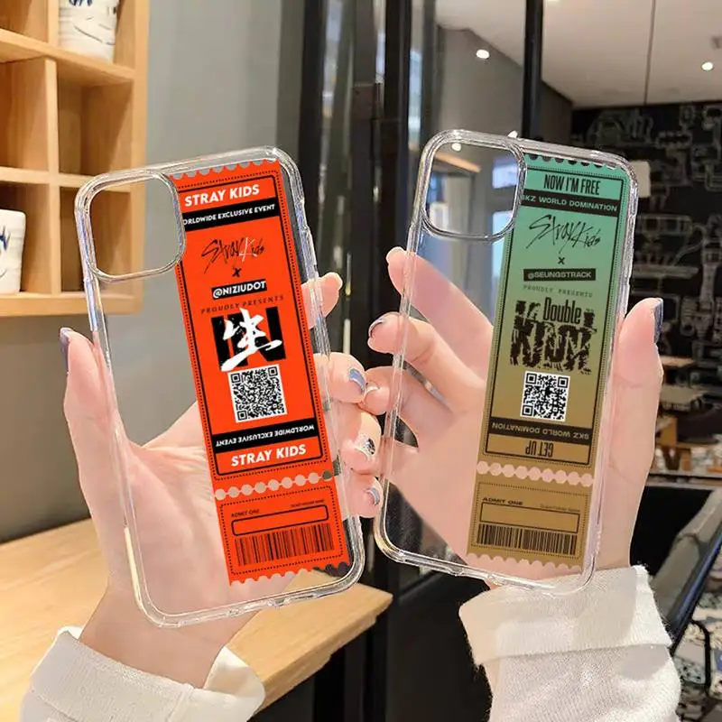Original Luxury Stray Kids Air tickets Phone Case Transparent soft For iphone 5s 5c se 6 6s 7 8 11 12 plus mini x xs xr pro max
Original Luxury Stray Kids Air tickets Phone Case Transparent soft For iphone 5s 5c se 6 6s 7 8 11 12 plus mini x xs xr pro max