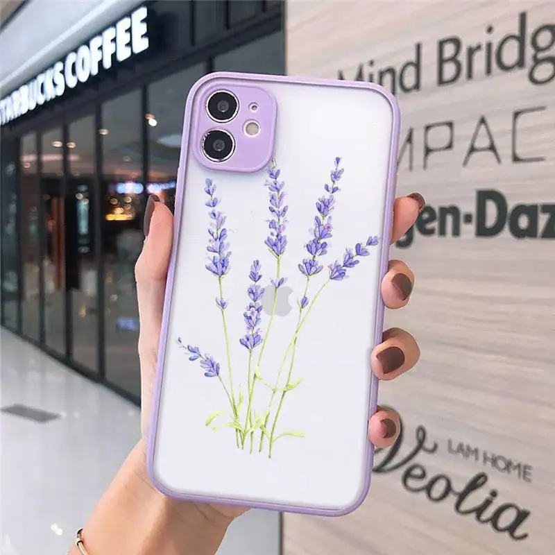 Simple Lavender Purple Flowers Phone Case matte transparent For iphone 7 8 11 12 plus mini x xs xr pro max cover
Simple Lavender Purple Flowers Phone Case matte transparent For iphone 7 8 11 12 plus mini x xs xr pro max cover