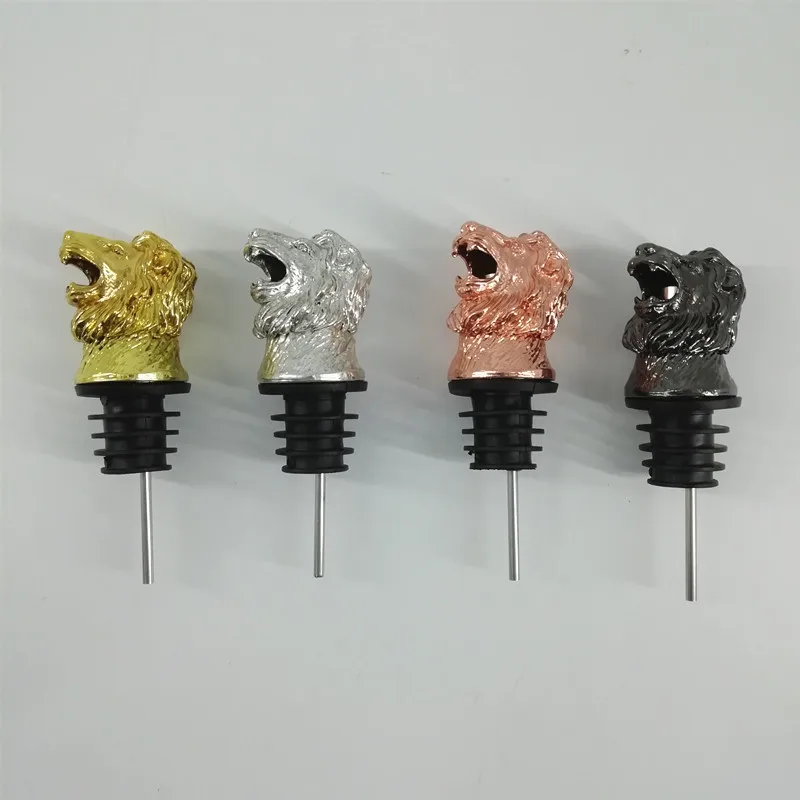 4 Colors Gold Tone Creative Lion Head Wine Mouth Art Pourer Stopper Preservation Plug Bar Household Wine Tools Silver Rose Pours
4 Colors Gold Tone Creative Lion Head Wine Mouth Art Pourer Stopper Preservation Plug Bar Household Wine Tools Silver Rose Pours