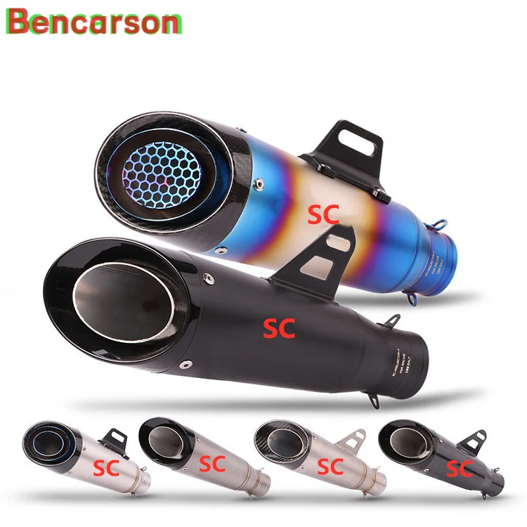 51 мм 60 мм SC выхлопная труба для мотоцикла глушитель выхлопной трубы наконечник для Pcx Pcx125 Fz6 Z900 GSXR1000 SV650 R6 R3 ZX6R ZX10 K7 MT07 Yamahar6
51 мм 60 мм SC выхлопная труба для мотоцикла глушитель выхлопной трубы наконечник для Pcx Pcx125 Fz6 Z900 GSXR1000 SV650 R6 R3 ZX6R ZX10 K7 MT07 Yamahar6