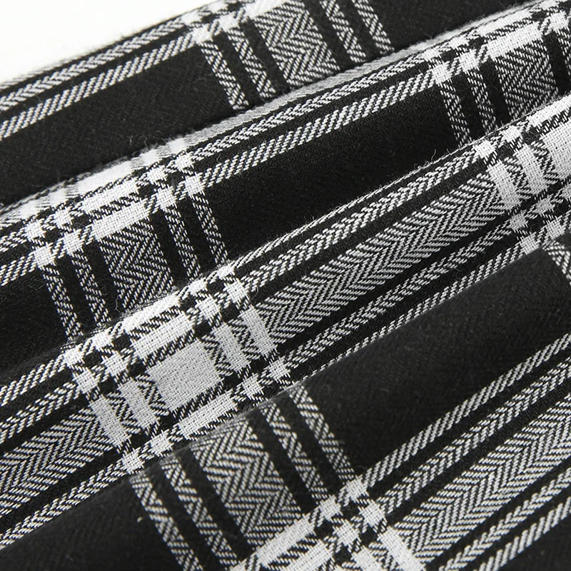 2021 Brand New Women Casual Plaid Pants High Waisted Trousers Streetwear Straight Trousers Women Bottoms Mujer Pantalones
2021 Brand New Women Casual Plaid Pants High Waisted Trousers Streetwear Straight Trousers Women Bottoms Mujer Pantalones