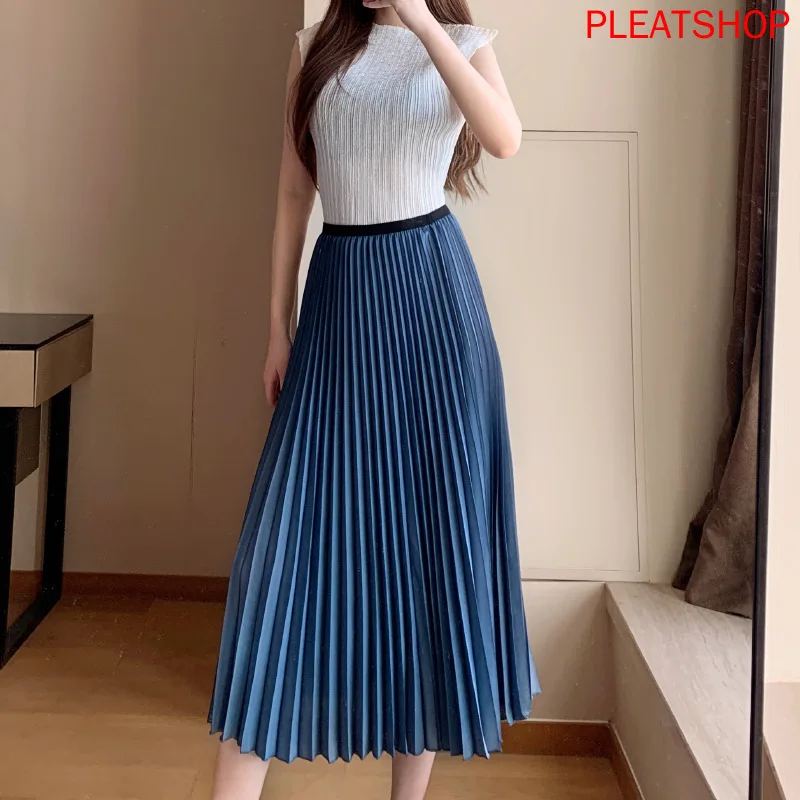 MIYAKE Pleated Skirt Women's Long Skirt 2020 Summer New Fashion A-Line High Waist Slimming Drape Pleats Skirt Faldas Jupe Femme
MIYAKE Pleated Skirt Women's Long Skirt 2020 Summer New Fashion A-Line High Waist Slimming Drape Pleats Skirt Faldas Jupe Femme