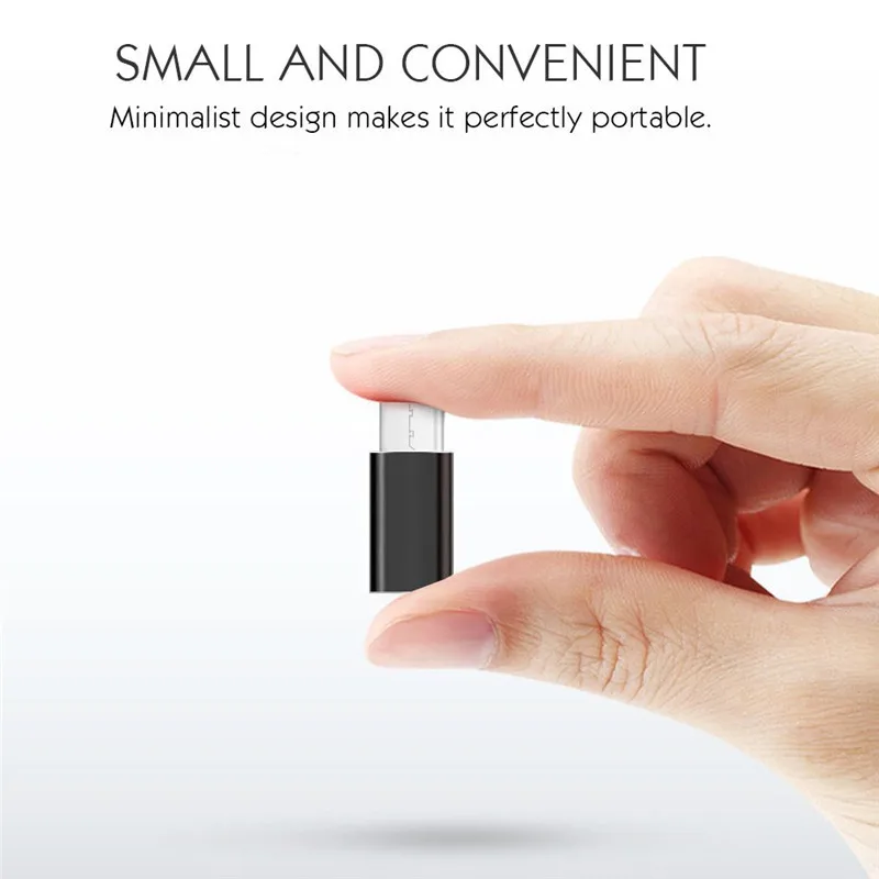 Переходник с Micro USB на Usb Type-C для зарядного кабеля Huawei Mate9 P9 P10 LG G5/G6 Samsung S8 Plus ZUK Z2