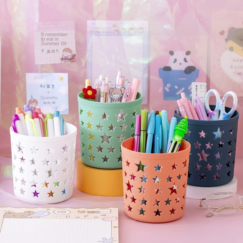 New creative lovely star pen holder student desktop multifunctional children's stationery storage box pen box large capacity
New creative lovely star pen holder student desktop multifunctional children's stationery storage box pen box large capacity