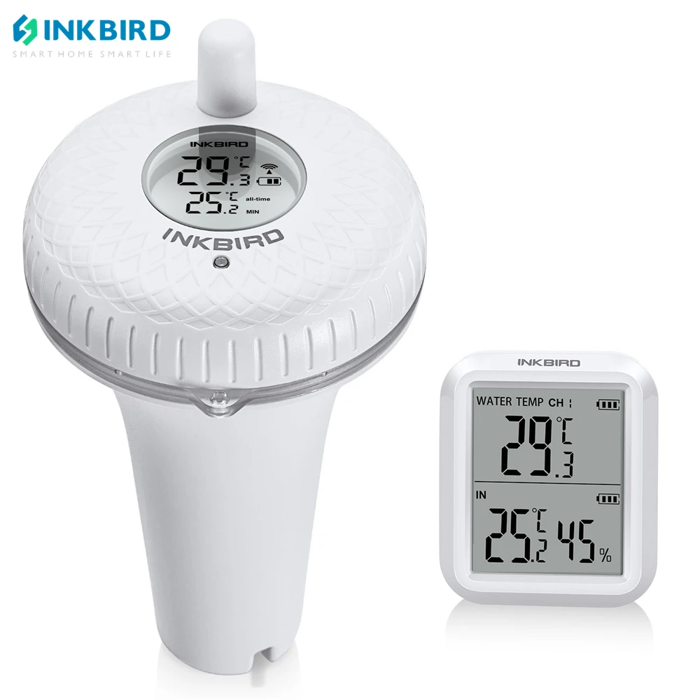 Плавающий Термометр Inkbird IPX7, водонепроницаемый беспроводной ресивер-термометр для бассейна, ванны, горячей ванны, аквариума
Плавающий Термометр Inkbird IPX7, водонепроницаемый беспроводной ресивер-термометр для бассейна, ванны, горячей ванны, аквариума