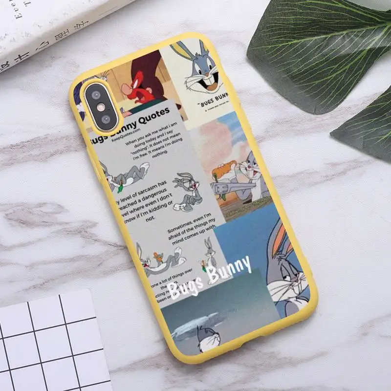 Bugs Bunny Funny cute Cartoon luxury Phone Case shell Candy Color for iPhone 6 7 8 11 12 s mini pro X XS XR MAX Plus
Bugs Bunny Funny cute Cartoon luxury Phone Case shell Candy Color for iPhone 6 7 8 11 12 s mini pro X XS XR MAX Plus