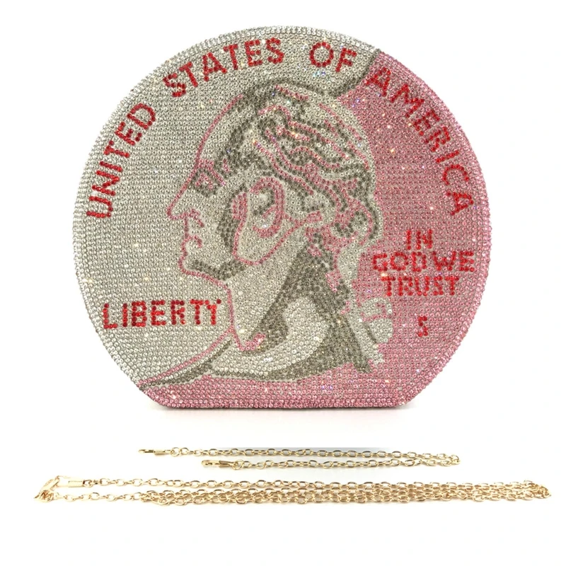 Money Dollar Design Luxury Rhinestone Evening Handbag Party Purse Bags A69C
Money Dollar Design Luxury Rhinestone Evening Handbag Party Purse Bags A69C