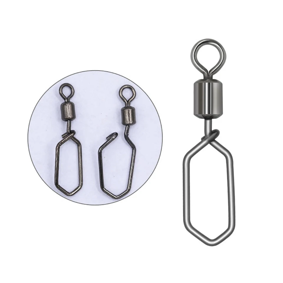 20 шт./лот рыболовный Вертлюг из нержавеющей стали с защелками, крючки с защелками, соединитель для приманки, Аксессуары для рыбалки 
20 шт./лот рыболовный Вертлюг из нержавеющей стали с защелками, крючки с защелками, соединитель для приманки, Аксессуары для рыбалки