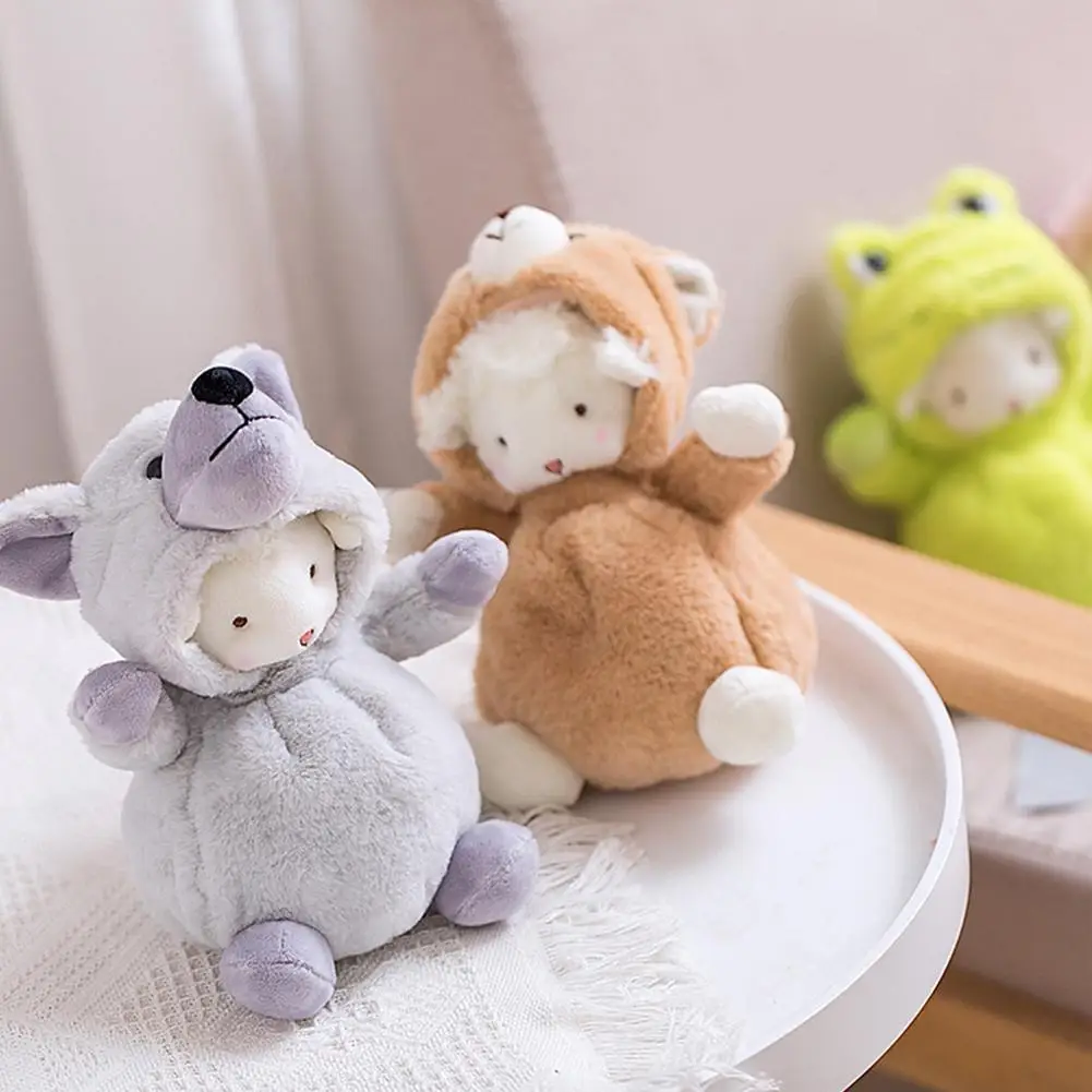 23cm Sheep Plush Toy Wear Hat Transform Doll Cute Animal Stuffed Soft Pillow Baby Kids Toys For Girl Birthday Christmas Gif J2G7
23cm Sheep Plush Toy Wear Hat Transform Doll Cute Animal Stuffed Soft Pillow Baby Kids Toys For Girl Birthday Christmas Gif J2G7