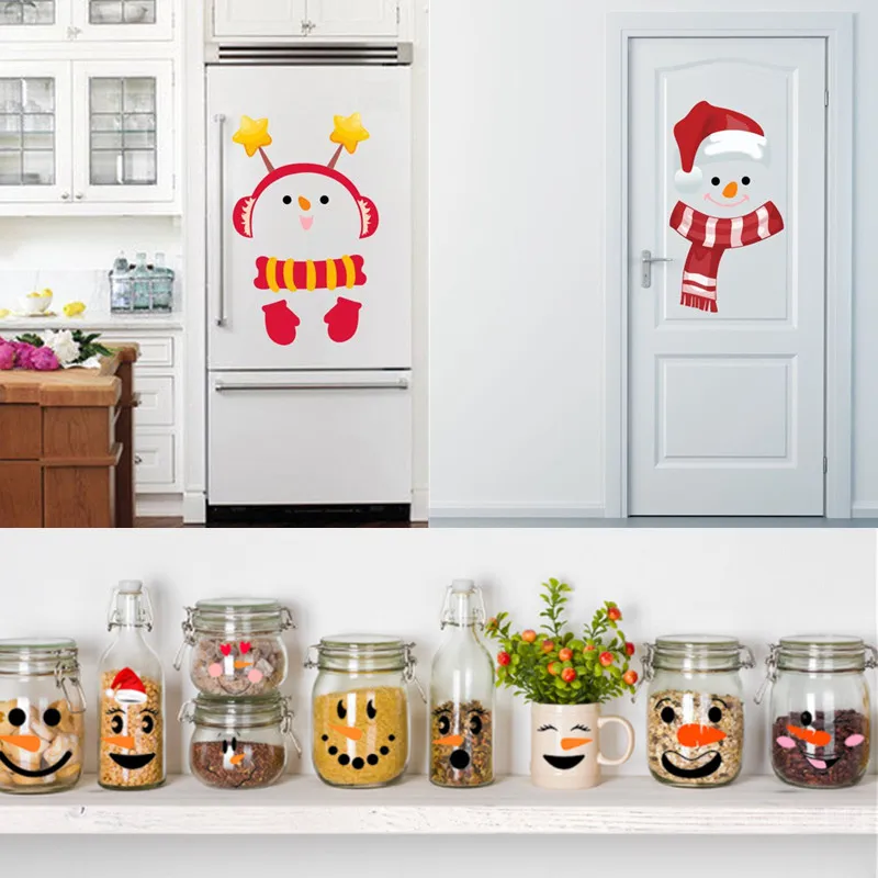 1 Pc Merry Christmas Snowman Cute Fridge Stickers Front Door Decorations Christmas Wall Stickers Home Decor Refrigerator Decal
1 Pc Merry Christmas Snowman Cute Fridge Stickers Front Door Decorations Christmas Wall Stickers Home Decor Refrigerator Decal