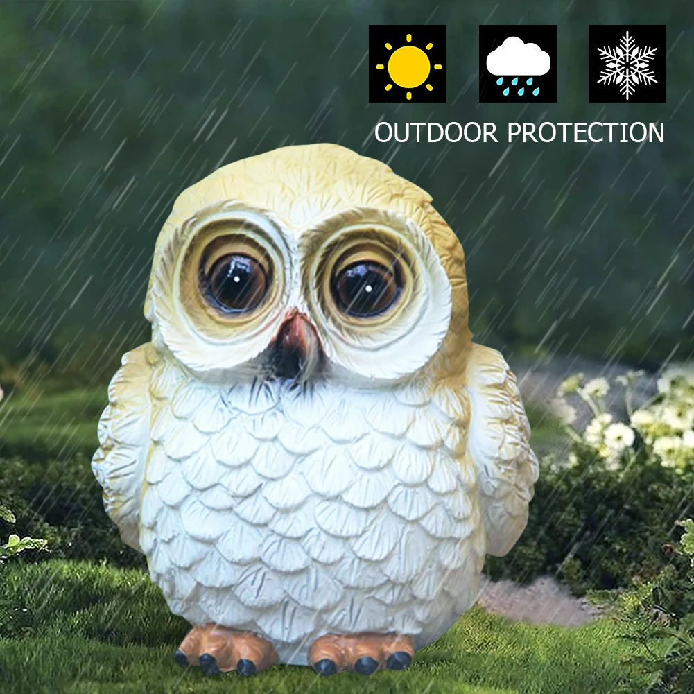 1Pcs LED Solar Resin Light Animal Owl Shape Lamps Waterproof Garden Lawn Lamps Yard Art Ornament for Home Courtyard
1Pcs LED Solar Resin Light Animal Owl Shape Lamps Waterproof Garden Lawn Lamps Yard Art Ornament for Home Courtyard