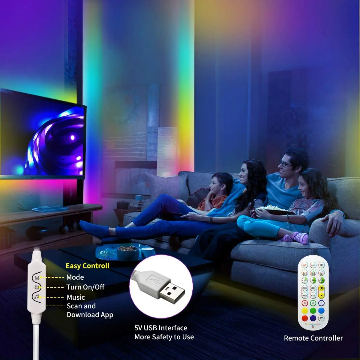 Светодиодные ленты USB светодиодные фонари LED Подсветка лампа Светодиодная лента