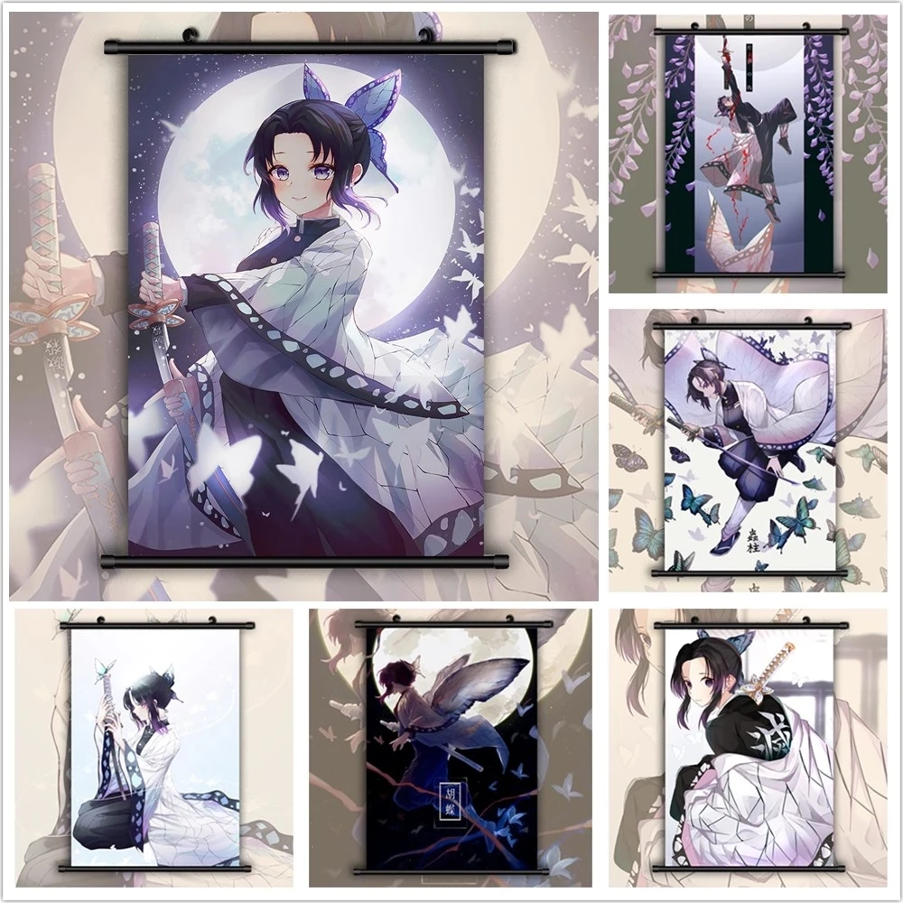 Wall Artwork Demon Slayer Canvas Mural Kochou Pictures Painting Printed Shinobu Poster Plastic Hanging Scrolls Home Decoration
Wall Artwork Demon Slayer Canvas Mural Kochou Pictures Painting Printed Shinobu Poster Plastic Hanging Scrolls Home Decoration