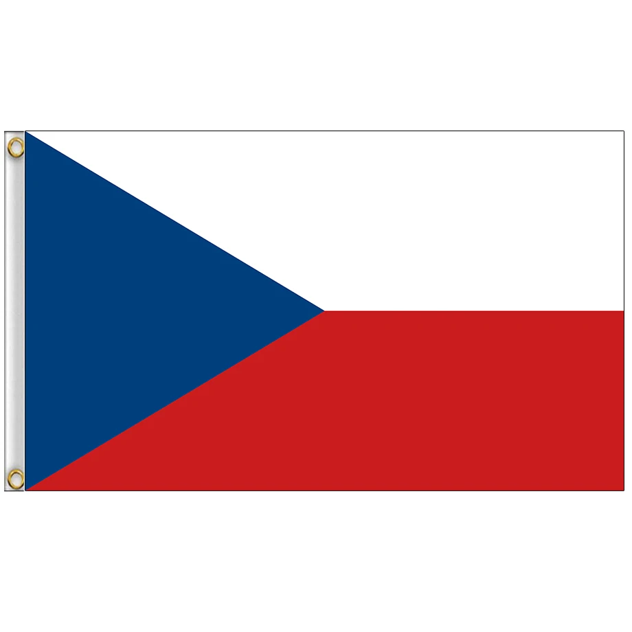 

Флаг Чехии 3x5 футов 90x150 см флаг страны мира индивидуальный цифровой печатный полиэстер