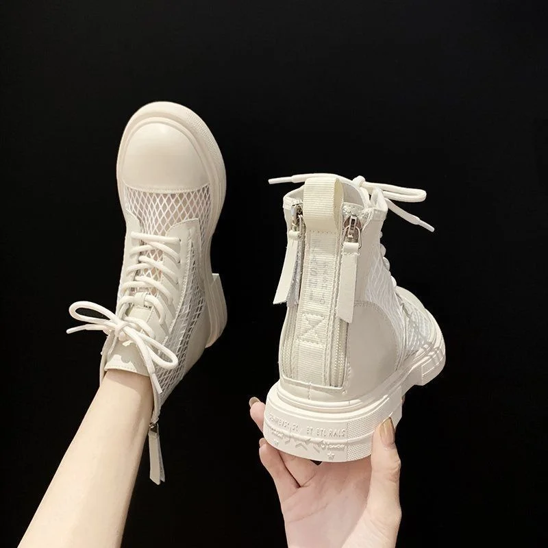 Ботинки женские сетчатые, босоножки, обувь на платформе, лето 2021
Ботинки женские сетчатые, босоножки, обувь на платформе, лето 2021