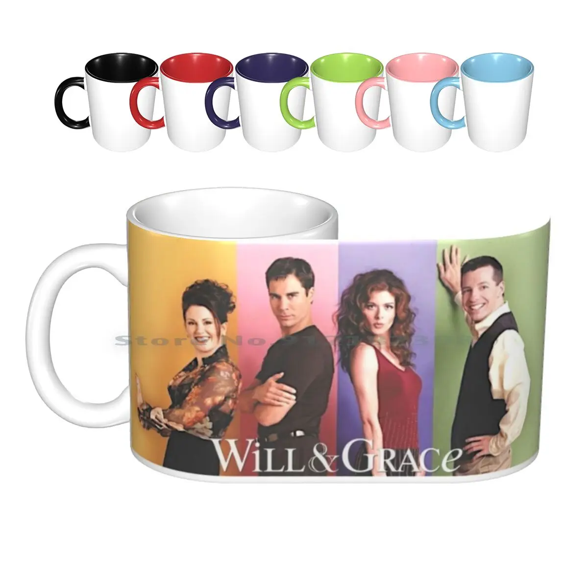 

Керамические кружки Will & Grace, кофейные чашки, кружка для чая с молоком, кружка Will Grace, Truman, Grace, Jack, Mcfarland, Karen Walker, Just Jack Nyc