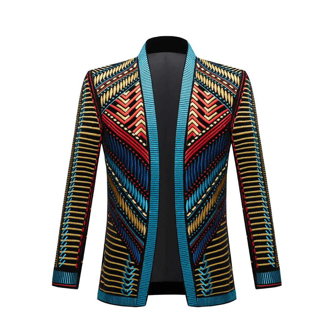 Cross-border men's banquet dress spring and autumn luxury embroidery suits jacket European and American male singer costume
Cross-border men's banquet dress spring and autumn luxury embroidery suits jacket European and American male singer costume